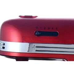 Миксер стационарный, Аксинья, КС-400Н, 3.5 л, 600 Вт, 5 скор, 4 насадки, красн