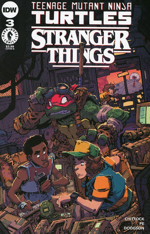 Teenage Mutant Ninja Turtles x Stranger Things #3 (Cover B)