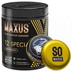Презервативы точечно-ребристые MAXUS Special X-Edition 12 шт.