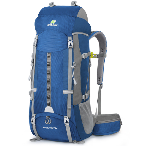 Картинка рюкзак туристический Nevo Rhino 15083UP-70L Blue - 1