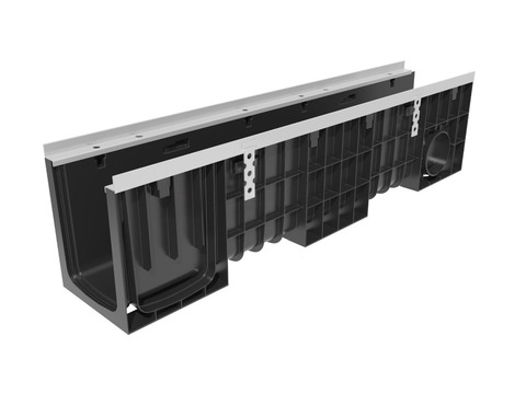 Лоток водоотводный Gidrolica Super DN150 ЛВ-15.19,6.25 – пластиковый, класс нагрузки E600