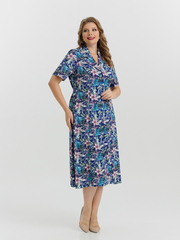 4536 Халат на пуговицах