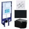 Aquatek SET Aquatek МИЯ-MB-012 4в1 SET Aquatek МИЯ-MB-012 4в1 (рама Aquatek Standard INS-0000020+ крепеж KKI-0000002+клавиша KDI-0000012+унитаз AQ2004-MB с тонким сиденьем soft-close