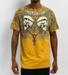 Футболка Affliction COLLAPSE YELLOW