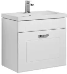 Aquanet 189158 Компл.1 - Тумба Рондо-60 1 ящик цв.белый (189158) фото