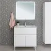 Aquanet 274117 Тумба с раковиной Алвита new 80 напольная 1 ящ., 2 дв.цв.белый матовый (274117)