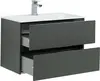 Aquanet 242610 Тумба с раковиной Алвита 80 цв.серый антрацит (242610)