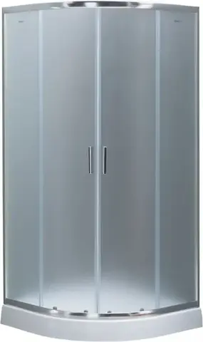 Aquanet SE-800Q SE-800Q Душ. Ограждение полукруг 80х80х185, стекло 4 мм, прозр. (270062)