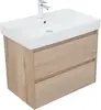 Aquanet 287902 Компл.2 - Тумба Nova Lite 75 2 ящ. цв. дуб крафт (287902)