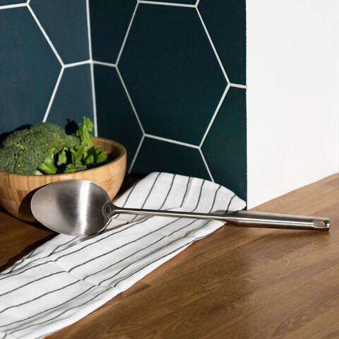 Лопатка кухонная Köttfärs, 38*7,3 cm., материал: сталь