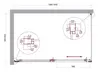 BelBagno LUCE-AH-1-140/90-C-Cr LUCE-AH-1-140/90-C-Cr Душевой уголок