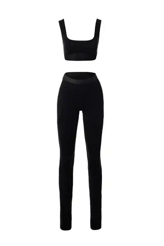 "B-SPORT" Базовый топ с фактурной резинкой