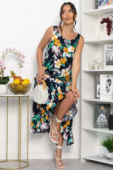 Сарафан Нимфа (синий/цветы) П13959-10М LT Collection