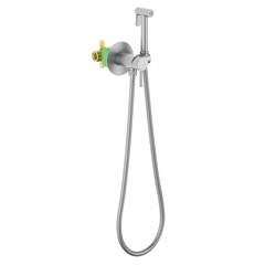 Timo 2338/13SM Смеситель встроенный с гигиеническим душем Timo Saona никель (2338/13SM) фото
