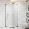 RGW 06093688-41 Душевой уголок 80*80*195 RGW CL-36 Квадрат/Хром/Cora/6 мм
