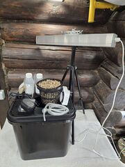 Гидропонная истема выращивания КУБ Максимум DWC с фитолампой