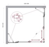 BelBagno LUCE-AH-22-125/120-C-Cr LUCE-AH-22-125/120-C-Cr Душевой уголок