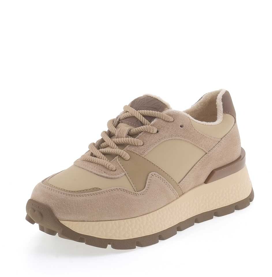 Кроссовки женские SPUR PM437_01_03_CB бежевые