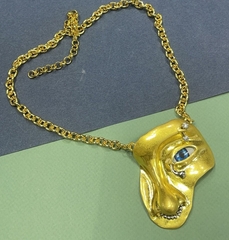 83531 - Колье HALF FACE в стилистике Schiaparelli