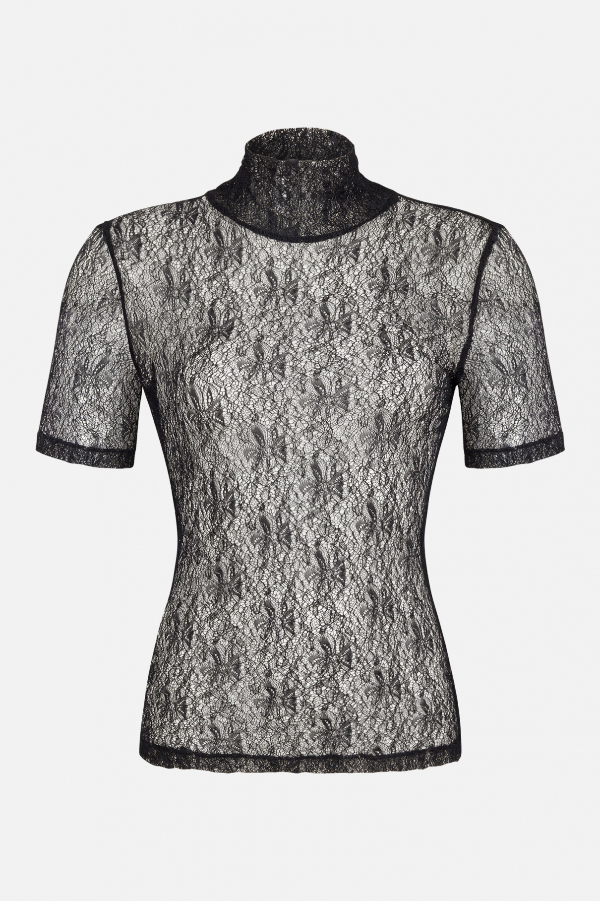 Топ из жатой сетки