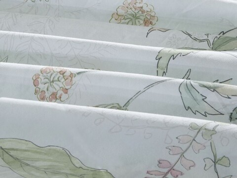 Постельное бельё Asabella 2343-6 сатин с лазерной печатью (евро) - купить 2