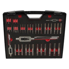 Набор метчиков и плашек M3 -M24 HSS-G 64пр H-Tools 340240HT (З)