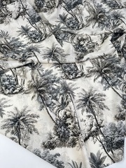 Вискоза штапель, а-ля де Жуи, серый