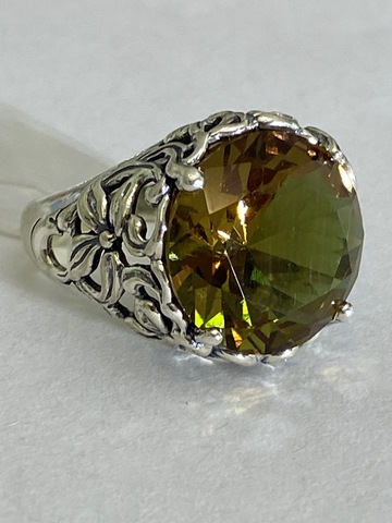 Ева-султанит (кольцо из серебра)