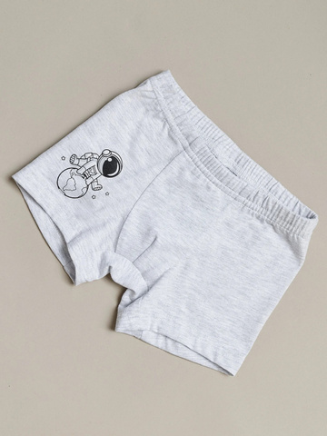 034_НБО24 Боксеры (трусы) д/м, серый меланж