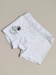 034_НБО24 Боксеры (трусы) д/м, серый меланж