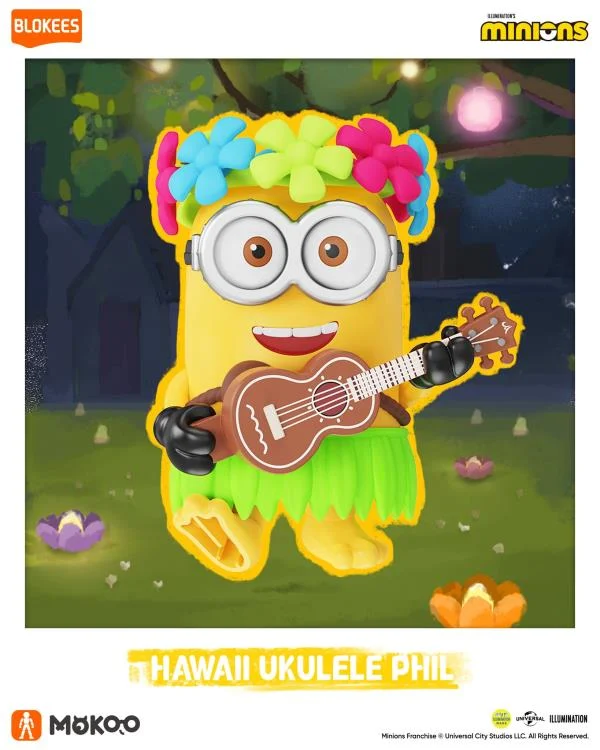 Набор фигурок Миньоны Пляжный отдых Сборная модель