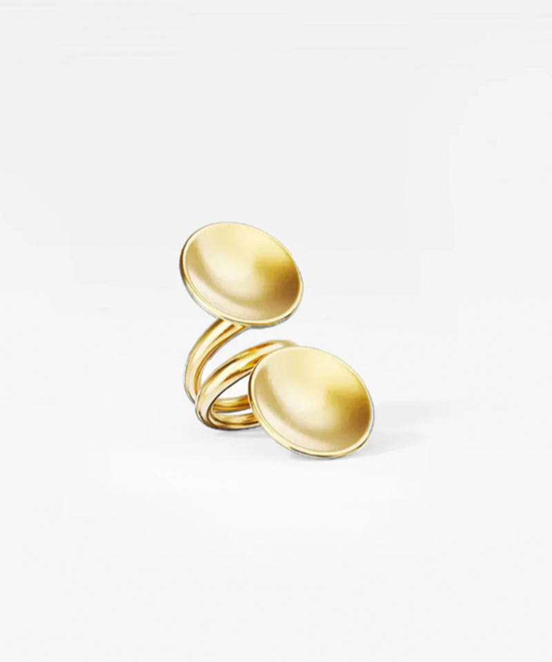 Кольцо Double Eclipse Gold