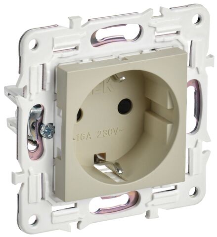 SKANDY Роз. с з/к/ш 16А б/к SK-R06B беж. IEK