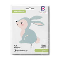 Б Фигура, Лесной Зайка/Заяц, Голубой, 31