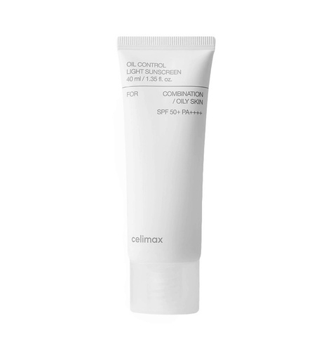 Солнцезащитный крем для жирной кожи Celimax Oil Control Light Sunscreen SPF50+ PA++++