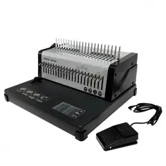 Переплетчик Office Kit B2130E A4/перф.35л.сшив/макс.500л./пластик.пруж. (6-51мм)/электр.