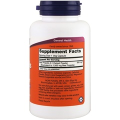 Now Foods, Прополис 1500, 100 растительных капсул