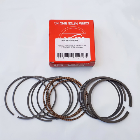 КОЛЬЦА ПОРШНЕВЫЕ 0,5 MATIZ (НА 3 ПОРШНЯ) (1,2*1,2*2,4) KPR