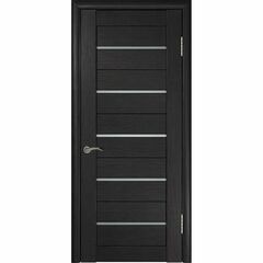 Купить Дверь межкомнатная экошпон ЛУ-22 венге остеклённая