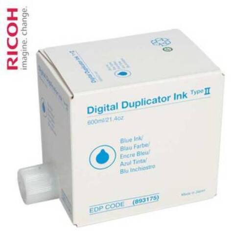 Чернила для дупликатора RICOH тип II Priport VT 1730/1800/2100/2200/2250/2600 красный (893174) 5pcs * 600ml