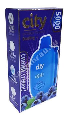 City Dazzling Синий Туман 5000 затяжек