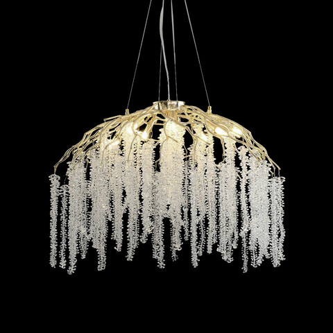 Люстра Coral Crystals Cascade Champagne