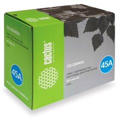 Картридж лазерный Cactus CS-Q5945A Q5945A черный (18000стр.) для HP LJ 4345/4349