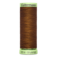 Нить Top Stitch 30/30 м для декоративной отстрочки, Gutermann, 650 золотисто-каштановый