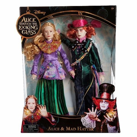 Алиса в Зазеркалье куклы коллекционные Алиса и Безумный Шляпник