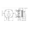 Смеситель встраиваемый на 2 потребителя Ideal Standard Melange A4720AA