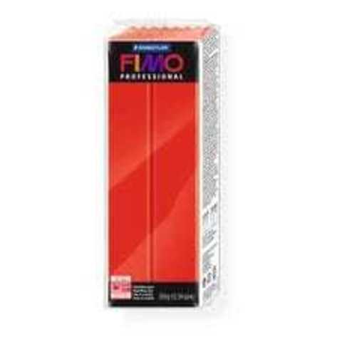 Полимерная глина Fimo Professional чисто-красный 350 грамм