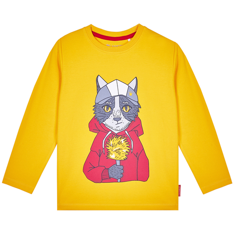 Желтый джемпер для мальчика KOGANKIDS