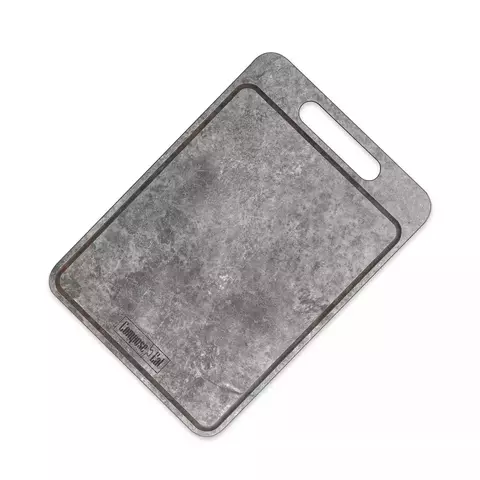 Доска разделочная с желобом 24x18см ComposeEat мрамор серый