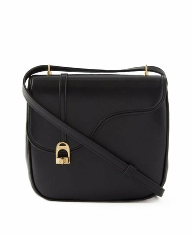 Кожаная сумка через плечо Gucci черный